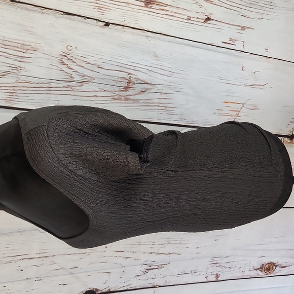 Old Navy Charcoal Gray Top Square Neck S - Picture 2 of 7